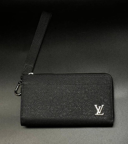 Мужской кошелек Louis Vuitton мужской кожа черный 52025-8