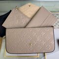 Сумка Louis Vuitton женский кожа бежевый 76160-4