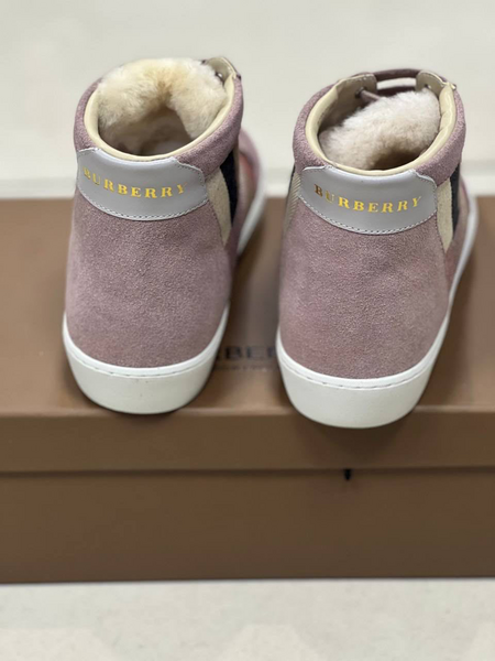 Кроссовки Burberry женский текстиль 33025-2
