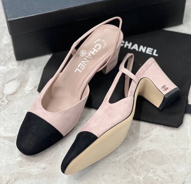 Туфли Chanel женский замша розовый 198881