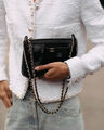 Сумка Chanel женский кожа черный 190002-2