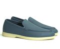 Мужские лоферы Loro Piana мужской кожа бирюзовый 146479-1