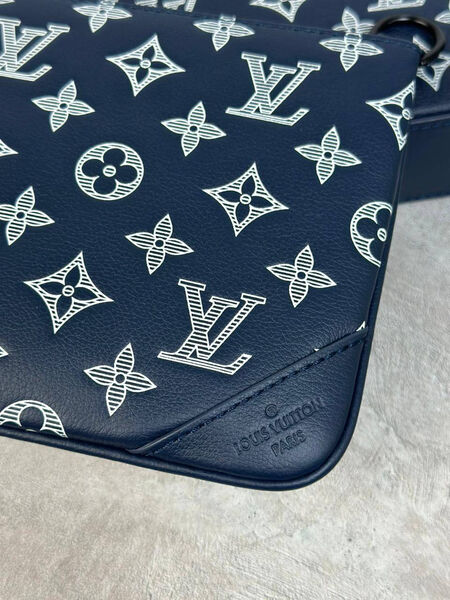 Мужская сумка мессенджер Louis Vuitton Trio мужской кожа синий 153141-5