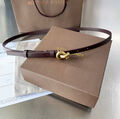 Ремень Bottega Veneta женский кожа бордовый 187008-4