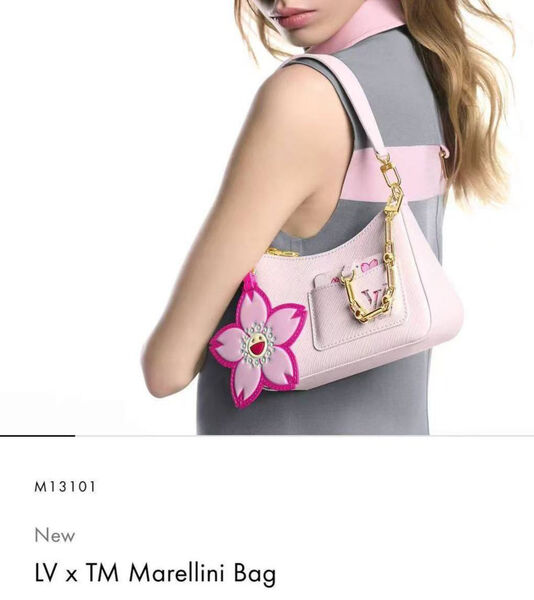 Сумка Louis Vuitton женский кожа розовый 188188-2
