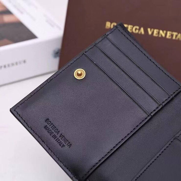 Мужской портмоне Bottega Veneta мужской кожа черный 104177-4