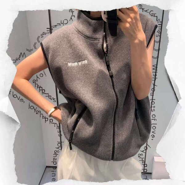 Жилет Miu Miu женский графитовый 165197-3