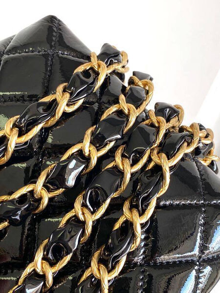 Сумка Chanel женский кожа черный 154666-8