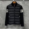 Мужская куртка Moncler мужской черный,серебристый 200994