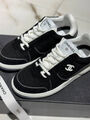Кеды Chanel женский замша черный 159811-2
