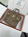 Сумка Hermès Birkin 25 женский замша 155733-2