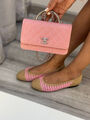 Балетки Chanel женский розовый 187866-4