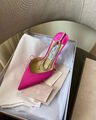 Босоножки Jimmy Choo женский сатин розовый 12368-3