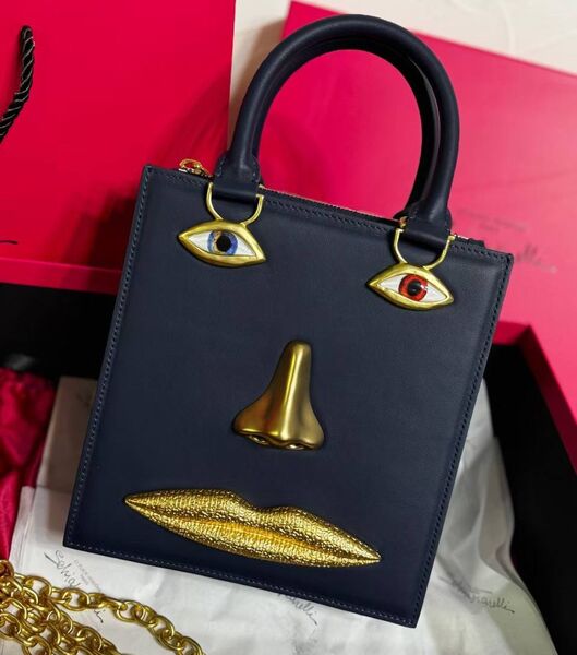 Сумка Schiaparelli женский кожа swift синий 174272