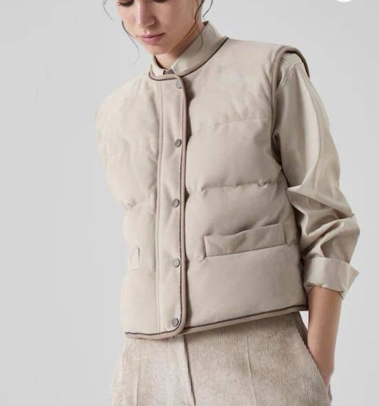 Жилет Brunello Cucinelli женский графитовый 137764