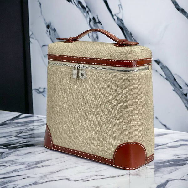 Сумка Loro Piana женский текстиль бежевый 149776-4