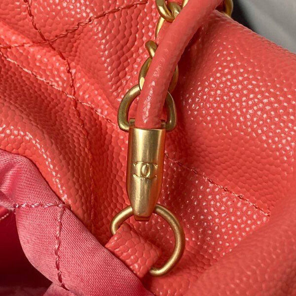 Сумка Chanel 22 женский кожа оранжевый 126350-5