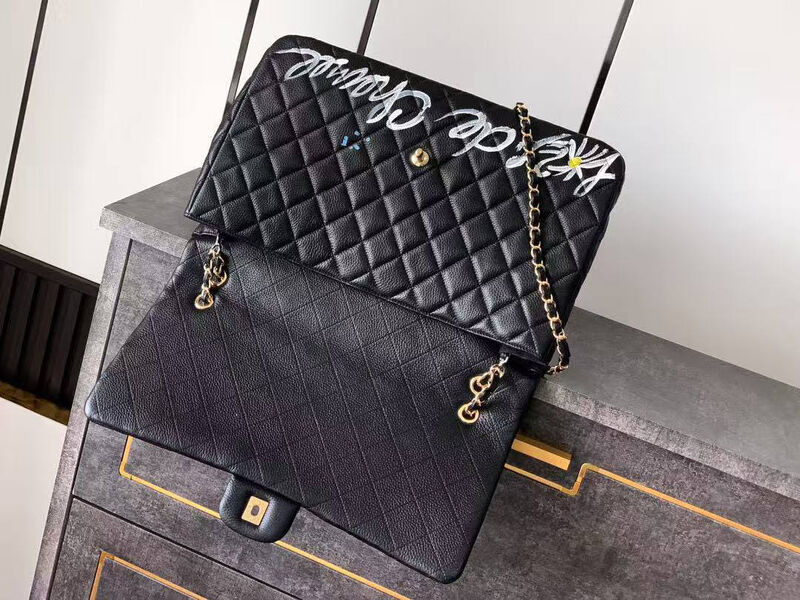 Сумка Chanel женский кожа черный 194568-5