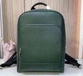 Мужской рюкзак Louis Vuitton мужской кожа болотный 121199-1