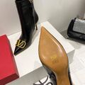 Ботильоны Valentino женский кожа черный 6846-3