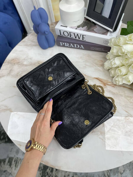 Сумка Saint Laurent женский кожа черный 97479-5