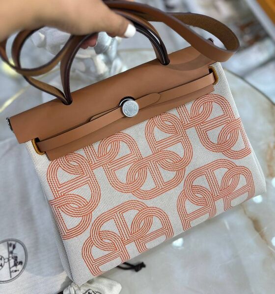 Сумка Hermèsherbag Zip женский кожа графитовый 123155