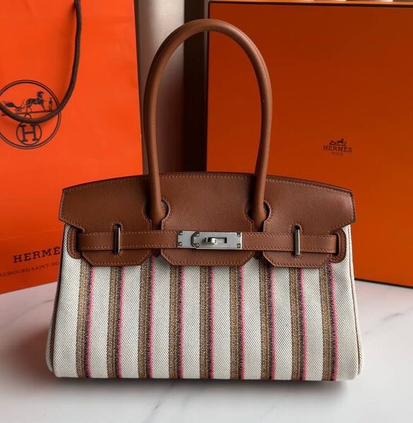 Сумка Hermès Birkin 29 женский кожа графитовый 189598
