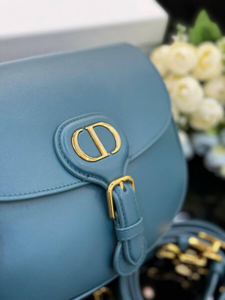 Сумка Christian Dior Bobby женский кожа бирюзовый 142001-5