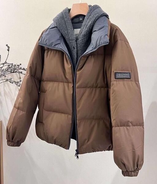 Пуховик Brunello Cucinelli женский бежевый 126744
