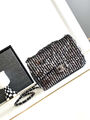 Сумка Chanel Mini женский пайетки черный 124712-2