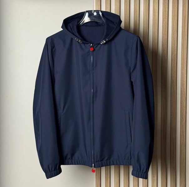 Мужская куртка двухсторонняя Kiton мужской синий 174985