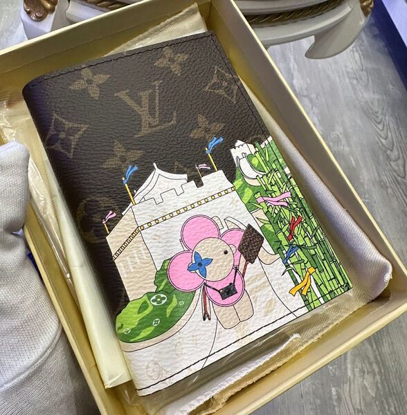 Обложка на паспорт Louis Vuitton женский канва 101239