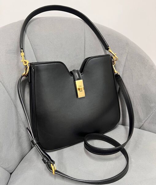Сумка Celine женский кожа черный 183984