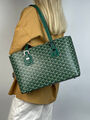 Сумка Goyard женский кожа болотный 156599-2