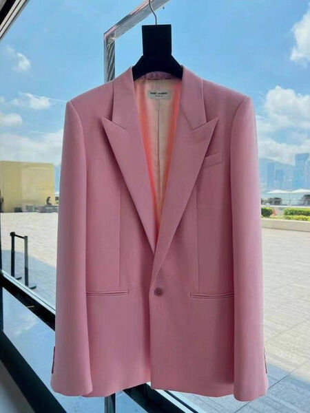 Пиджак Saint Laurent женский розовый 161135
