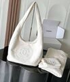 Сумка Chanel женский текстиль молочный 193884