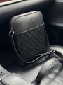 Мужская сумка мессенджер Louis Vuitton мужской кожа черный 42821-3