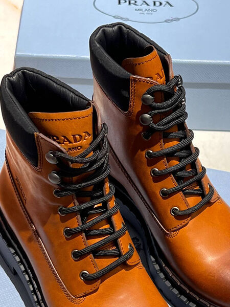 Ботинки Prada женский кожа 161826-2