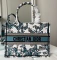 Сумка Christian Dior Book 36 женский текстиль бирюзовый 141849-1