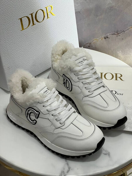 Кроссовки Christian Dior женский кожа белый 168474-2