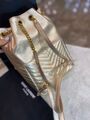 Сумка Saint Laurent женский кожа бежевый 77428-4