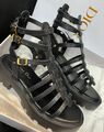 Босоножки Christian Dior женский кожа черный 155617-1