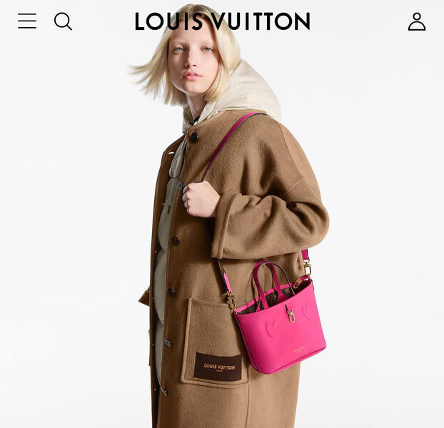 Сумка Louis Vuitton Neverfull женский канва розовый 190779-3