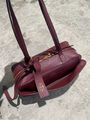 Сумка Balenciaga Carrie женский кожа бордовый 186350-5
