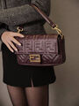 Сумка Fendi Baguette женский кожа 136609-2