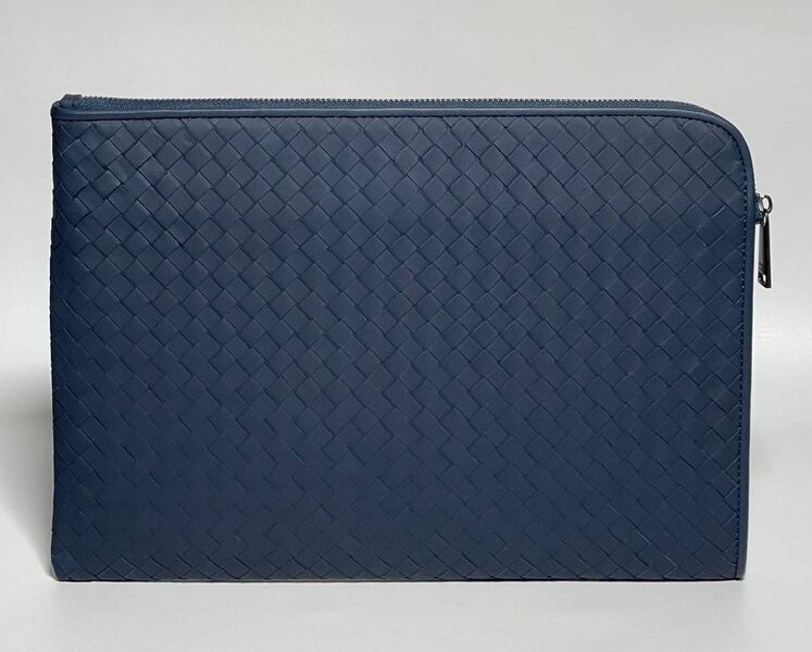 Мужская папка а4 Bottega Veneta мужской кожа синий 149932
