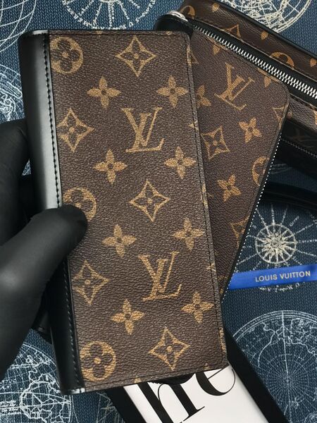 Купюрница Louis Vuitton мужской канва черный 37325