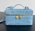 Сумка Bottega Veneta женский замша бирюзовый 194262-1