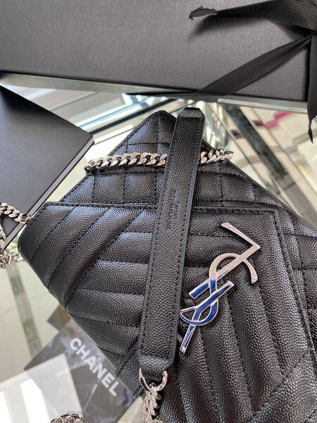 Сумка Saint Laurent женский кожа черный 97715-6