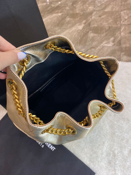 Сумка Saint Laurent женский кожа бежевый 77428-3